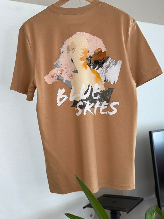 Blue Skies T-Shirt - Latte